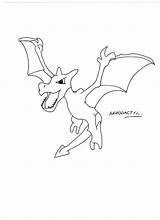 Aerodactyl Pokemon Sketchite sketch template