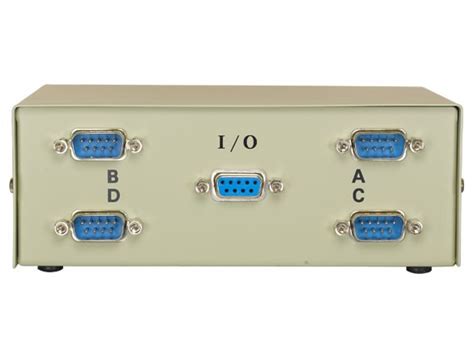 db manual data switch box ab female