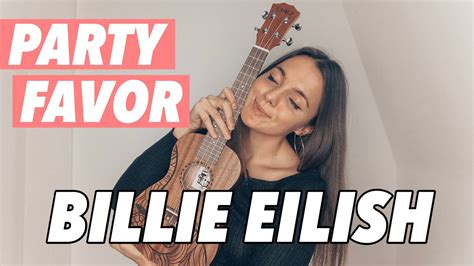party favor billie eilish ukulele tutorial giveaway youtube