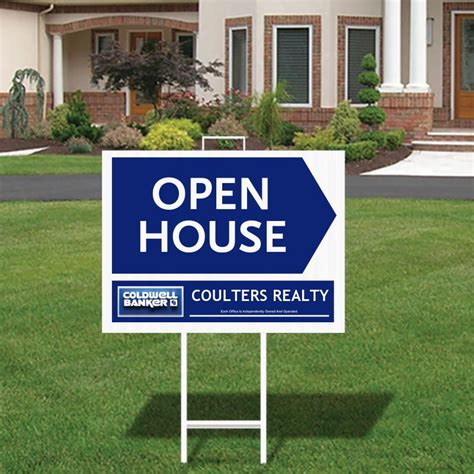 open house signs  coldwell banker dee sign