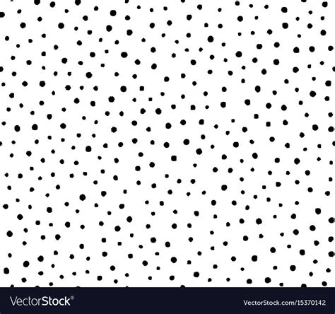 seamless black dot pattern royalty  vector image