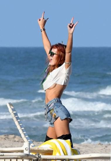 Bella Thorne Nipple Peek And Underboob 4 New Pics