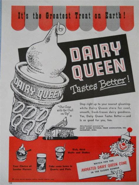 items similar  vintage  dairy queen advertisement  framing ice cream custard kitchen