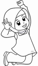 Coloring Mewarnai Gambar Ramadan Anak Muslimah Gebet Putri Sholeh Warna Kartun Pilih Papan Kunjungi Sphotos Akamaihd Fbcdn Eid sketch template