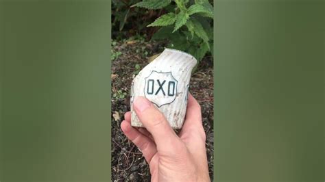 oxo fan edwardian bottle dump find turned   necklace shorts mudlarking youtube
