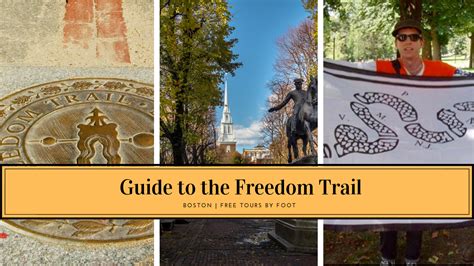 freedom trail map   guided   tours  foot freedom