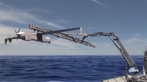 darpa develops system  launch  retrieve large drones travelling  speed  midair