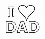 Dad Pages Coloring Hearts Cards Father Heart Colouring Sheets Hea sketch template