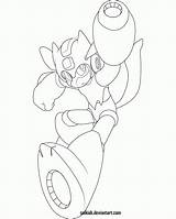 Riolu Coloring Megaman Pages Pokemon Color Deviantart Gif Popular Getcolorings Library Clipart Line sketch template