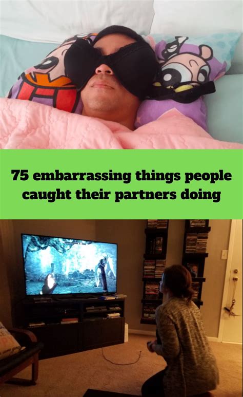 75 embarrassing things people caught their partners doing in 2020