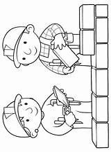 Builder Bob Coloring Pages Clipart Color Printable Wendy Building Print Cartoon Leo Animated Library sketch template