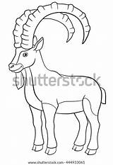 Ibex Horns Smiles Stands sketch template