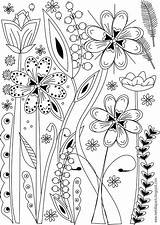 Ausdruckbare Freebie Blumen Malvorlagen Tsgos Flowers sketch template