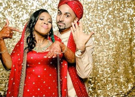 blindian couple black indian pakistani marriage interracial love photo from fb