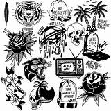 Tattoo Tatuagem Tradicional Blackwork Tradicionales Diseños Aries Zippo Pequeños Creativos Daga Tatuagens Carabelas Ink Desenho Interesantes Relámpago Plantillas Espeluznantes Negros sketch template