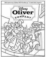 Oliver Coloring Company Disney Pages Activity Movie Night Movies Superbook Drawing Cartoon Sheets Getdrawings Pack Megathread Stay Visit Sheet Color sketch template