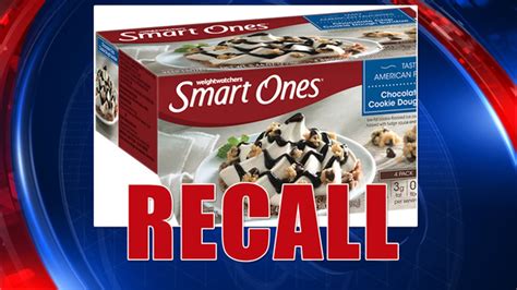 recall smart ones chocolate chip cookie dough sundae frozen desserts