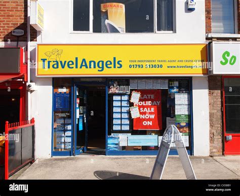 independant travel agents shop stock photo alamy