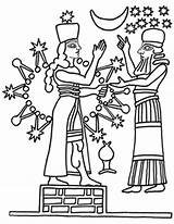 Ishtar Drawing Enlil Inanna Nanna Mesopotamia Symbols Nannar Priest Ningal Gods Mesopotamian Star Goddess Babylon Getdrawings Anu Drakenberg Weebly sketch template