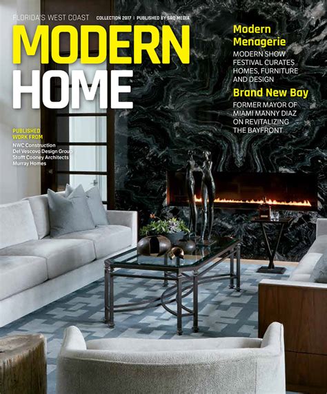 modern home magazine  srq magazine feature interior design magazine cover house