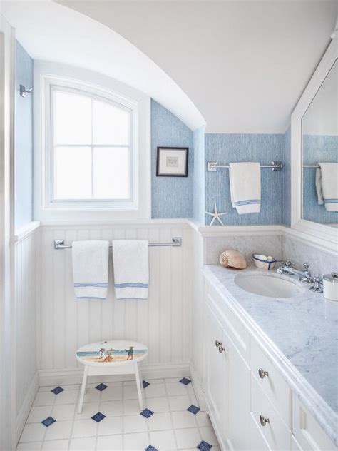 36 Blue And White Bathroom Tile Ideas And Pictures