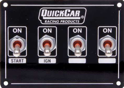 quickcar weatherproof ignition control panel   accessory switches   ebay