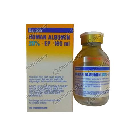 human albumin 20 injection 100 uses side effects dosage