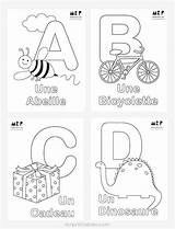 Activity Maternelle Colouring Mrprintables Flashcards Lettres sketch template