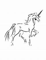 Coloring Pages Creatures Mystical Unicorn Mythological Mythical Creature Horse Mythology Parading Library Clipart Popular sketch template