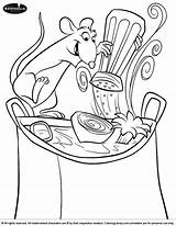 Ratatouille Coloring Pages Kids Remy Disney Color Rat Coloringlibrary Chef Printable Print Sense Childs Develop Skills Motor Fun Help Only sketch template