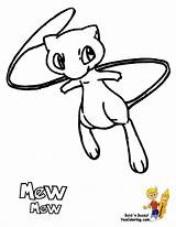 Pokemon Mew sketch template
