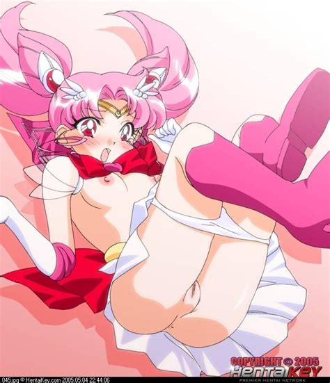 rule 34 bishoujo senshi sailor moon blush breasts chibi usa knee boots panty pull pink eyess