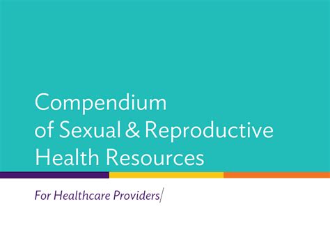 compendium of sexual and reproductive health resources for