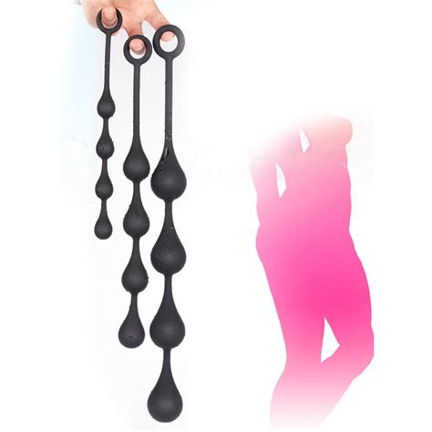 Anal Toy Prostate Massager Anal Beads Silicone Anal Sex Toy Butt Plug S
