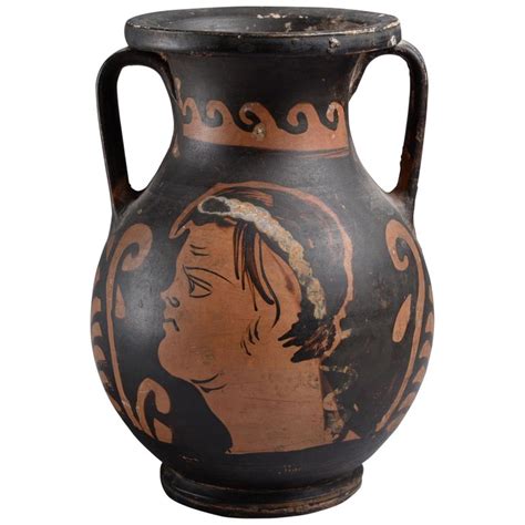 ancient greek red figure pelike vase  bc  stdibs greek vases