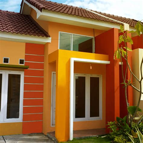 gambar warna cat rumah dinding luar terbaik