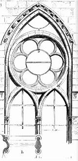 Gotik Kirchenfenster Baustil Kathedrale Gotische Reims Architektur Modelle Buchkunst Stained sketch template