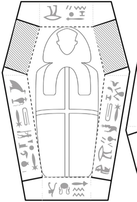 sarcophagus template printable