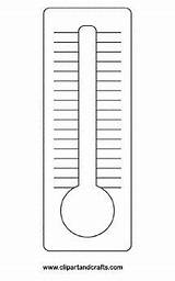 Thermometer Blank Termometer Experiment Experimente Fundraisers sketch template