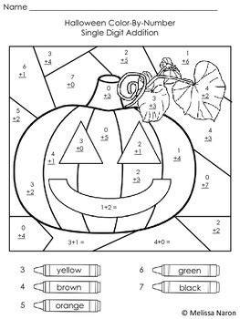 halloween math coloring pages  ilabb