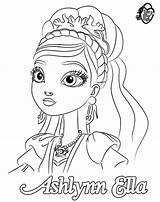 Coloring Pages Ever After High Ella Printable Madeline Charming Dragon Games Hatter Raven Print Getcolorings Queen Darling Ashlynn Template Color sketch template