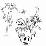 Nightmare Coloring Before Christmas Pages Jack Skellington Printables Printable Skeleton Sally Drawing Kids Halloween Print Shock Characters Barrel Lock Coloring4free sketch template