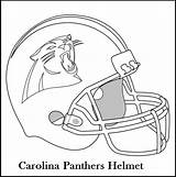 Coloring Pages Panthers Carolina Football Helmet Getcolorings Drawing Printable Logo sketch template