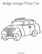 Coloring Charger Dodge Police Car Worksheet Cruiser Old Print Built California Usa Twistynoodle Favorites Login Add sketch template