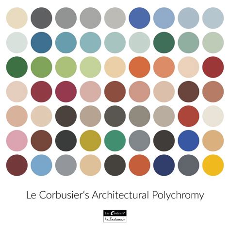 le corbusier colour palette  pantone colors google search le corbusier farben farbgestaltung