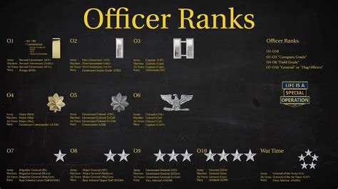 Us Military All Branches Officer Ranks Explained What