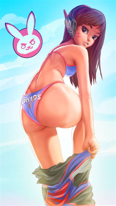 Rule 34 Albertomoldes Back View Bikini D Va Female