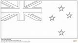 Zealand Flag Coloring Pages Printable Supercoloring Flags Nz Crafts Outline Sheets Kids Original Oceania sketch template