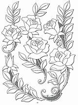 Patterns Leather Flower Tooling Embroidery Pattern Rose Drawing Coloring Carving Hand Craft Choose Board Designs Flowers Machine Floral sketch template