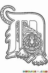 Coloring Detroit Tigers Pages Logo Michigan Baseball Football Red State Color Pintar Dibujos Para Mlb Lions Tiger Sketch Banquet Detriot sketch template